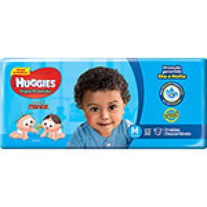 Fraldas Descartáveis Huggies Turma da Mônica Tripla Proteção Jumbo M - 32 Unidades