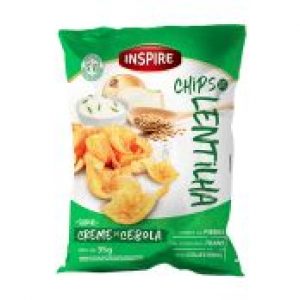 Chips de lentilha creme de cebola  35g - Inspire