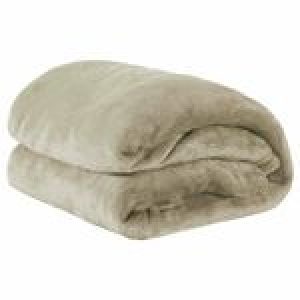 Cobertor Casal Manta Fleece 01 Peça (toque Aveludado) - Caqui