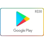 Gift Card Digital Google Play R$ 30 Recarga