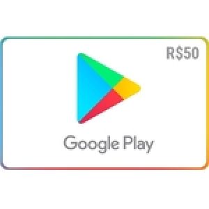 Gift Card Digital Google Play R$ 50 Recarga