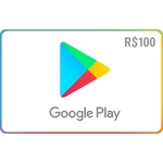Gift Card Digital Google Play R$ 100 Recarga