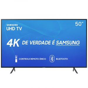 Smart Tv Samsung 50" Uhd 4k 2019 Un50ru7100gxzd Visual Livre De Cabos