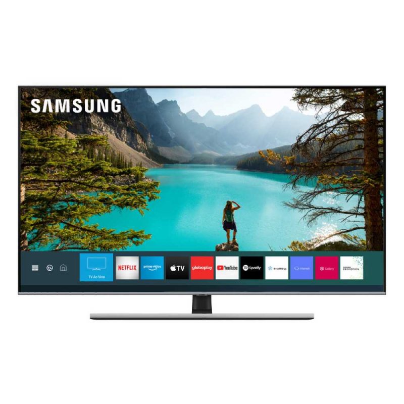 Smart Samsung Tv 55" Qled 4k Q70t Modo Ambiente 3.0 Borda Infinita De