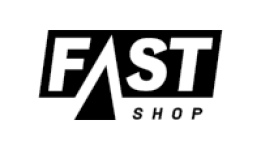 logo fast shop na cor preto