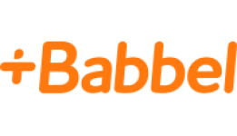 Cupom de desconto Babbel logo.