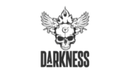 Logo Darkness na cor preta.