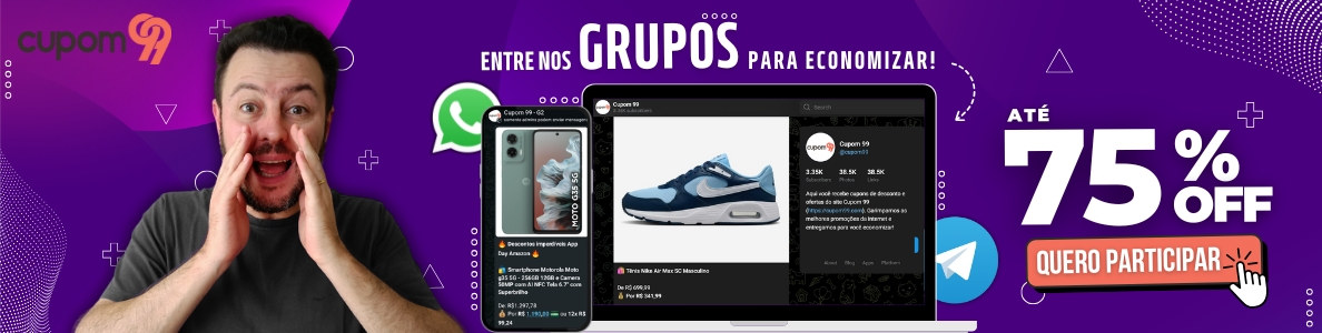 Banner grupos cupom99